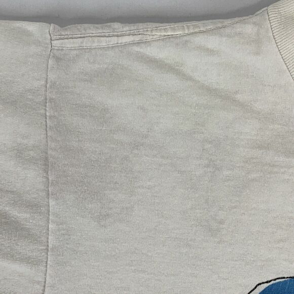 Vintage 80s  Rocky Mountain Street Rod Nationals T Shirt Mens XL X-Large White - Picture 4 of 9